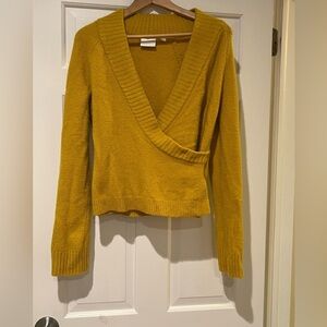 Anthropologie chunked wrap sweater